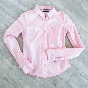 Abercrombie & Fitch Pink Button Down Shirt